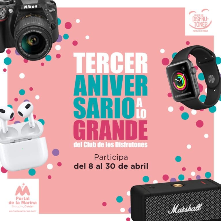 Tercer aniversario de Club Disfrutones - Portal de la Marina