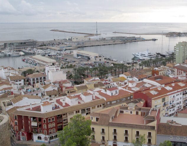 Imagen: Zona portuaria de Dénia
