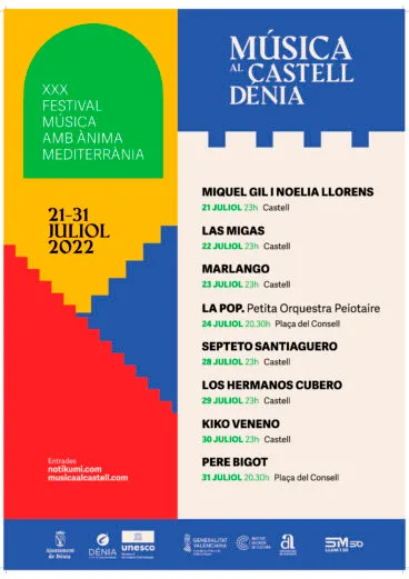 Cartel Música al Castell 2022