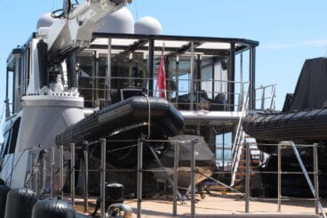 Cubierta del megayate B3