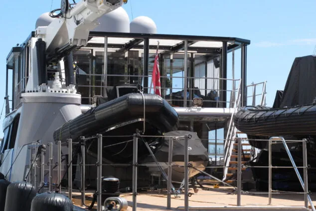 Imagen: Cubierta del megayate B3