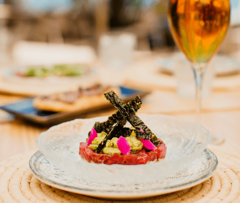 Delicioso tartar en Escondida