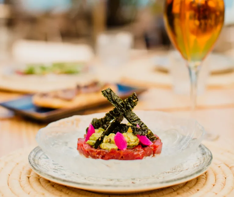 Delicioso tartar en Escondida