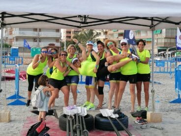 equipo veterano femenino del club rem marina denia