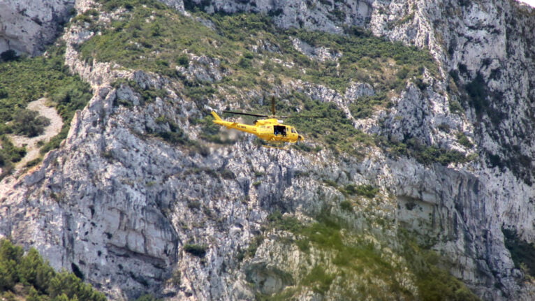 Imagen de archivo de un rescate en el Montgó