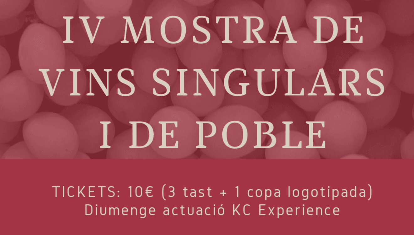 IV Mostra de Vins singulars i de poble