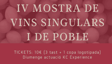 iv mostra de vins singulars i de poble