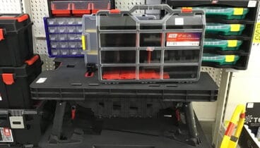 Mesa de trabajo y organizadores para tus herramientas