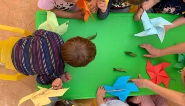 Papiroflexia en CEI El Castellet