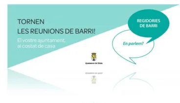 portada de reuniones de barrio en denia de junio