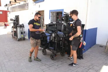 Rodaje en Dénia de la serie Escándalo de Mediaset 20