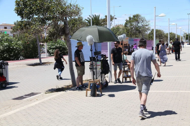 Filming in Dénia of the series Scandal of Mediaset 28