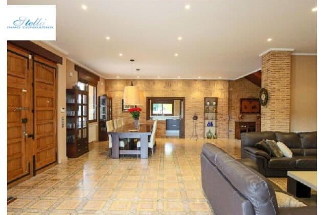 salon comedor de la villa