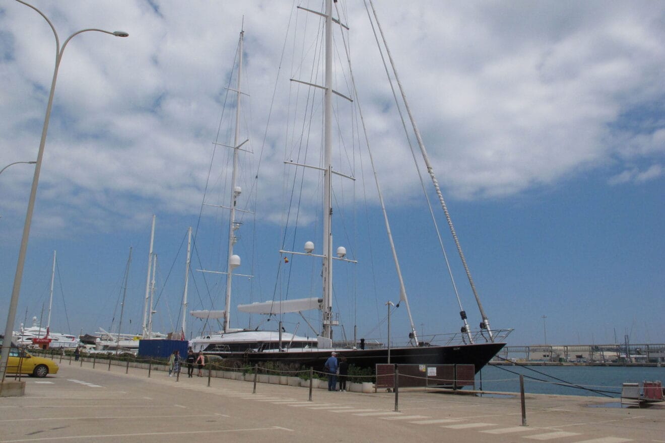 Velero Parsifal III en el puerto de Dénia 02