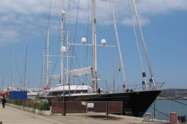 Velero Parsifal III en el puerto de Dénia 03