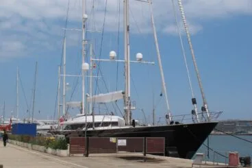 Velero Parsifal III en el puerto de Dénia 03