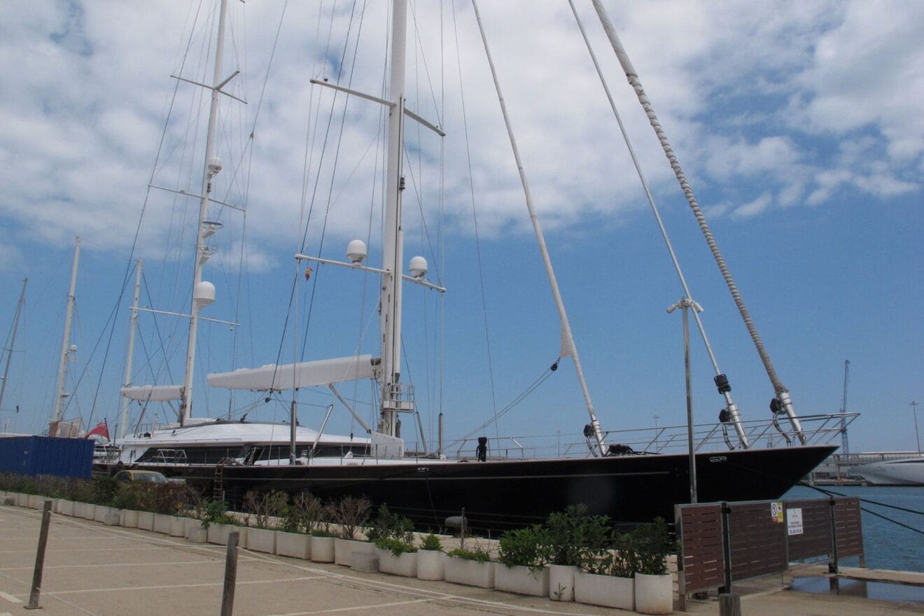 Velero Parsifal III en el puerto de Dénia 05