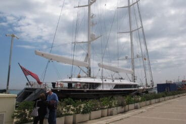 Velero Parsifal III en el puerto de Dénia 06