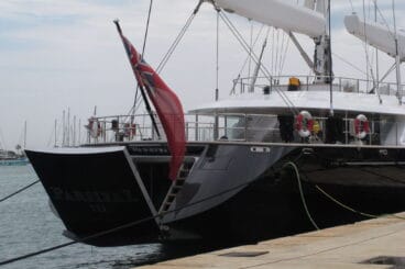 Velero Parsifal III en el puerto de Dénia 08