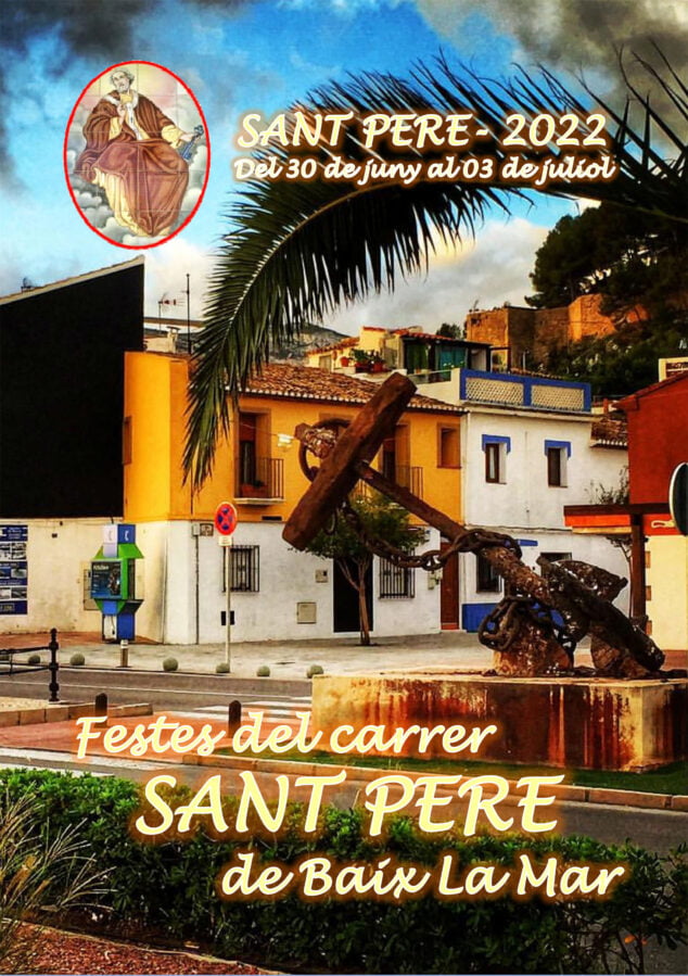 Imagen: Cartel de las Fiestas de Sant Pere 2022