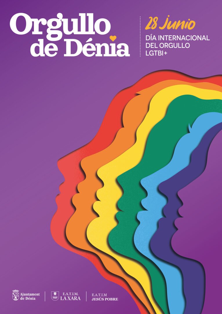 Cartel del Día del Orgullo 2022 de Dénia