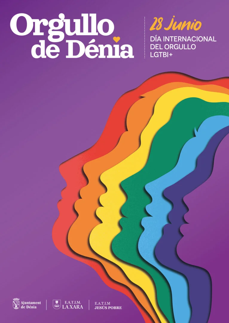 Cartell del Dia de l'Orgull 2022 de Dénia
