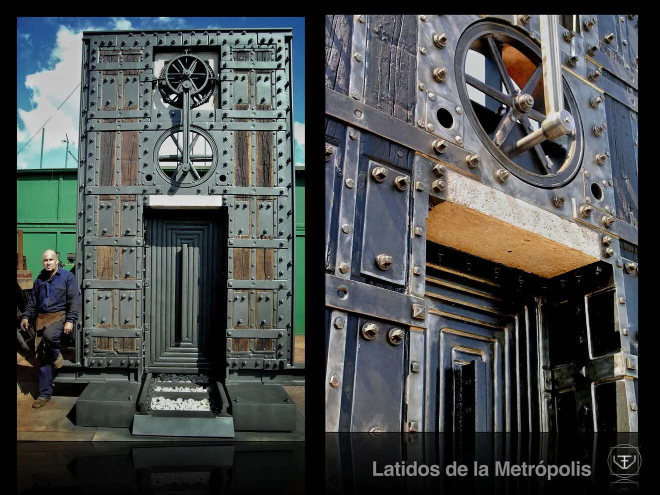 Escultura de Viktor Ferrando que presidirá la estación