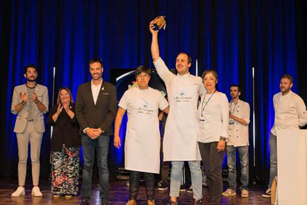 Imagen: Ganador del XIX Concurso Nacional de Cocina Aplicada al Langostino de Vinaròs