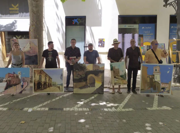 Imagen: Ganadores del VIII Concurs de pintura ràpida Ciutat de Dénia