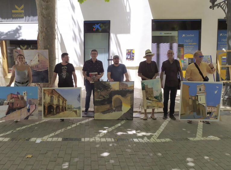 Winners of the VIII Contest of fast painting Ciutat de Dénia