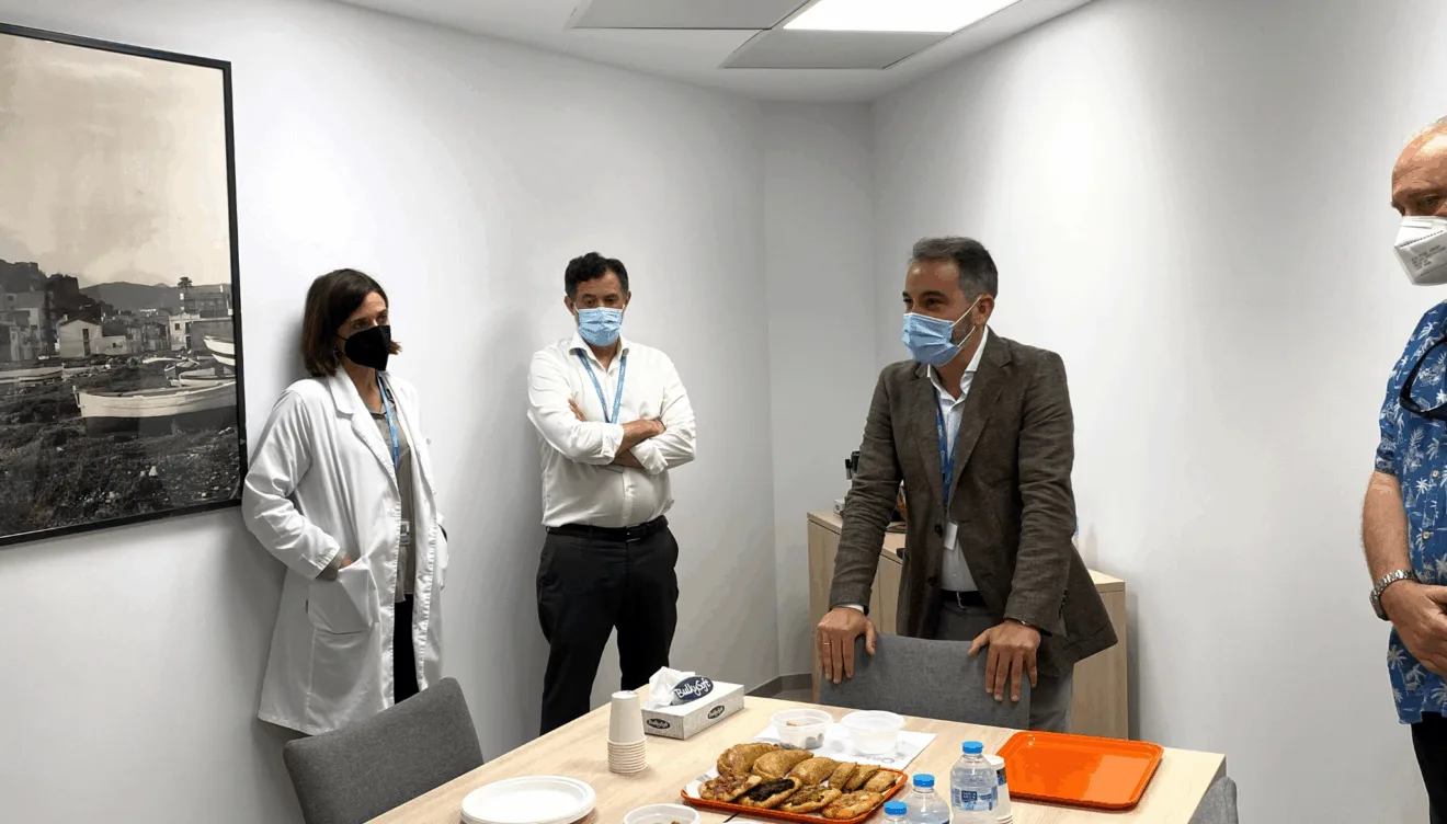 Inauguración de la nueva sala de comités médicos
