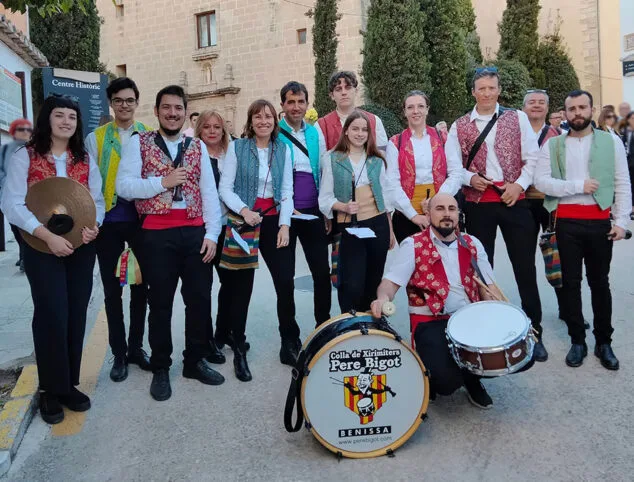 Concierto de la colla de dolçainers Pere Bigot (Música al Castell de Dénia) 1 Imagen: La colla de dolçainers Pere Bigot