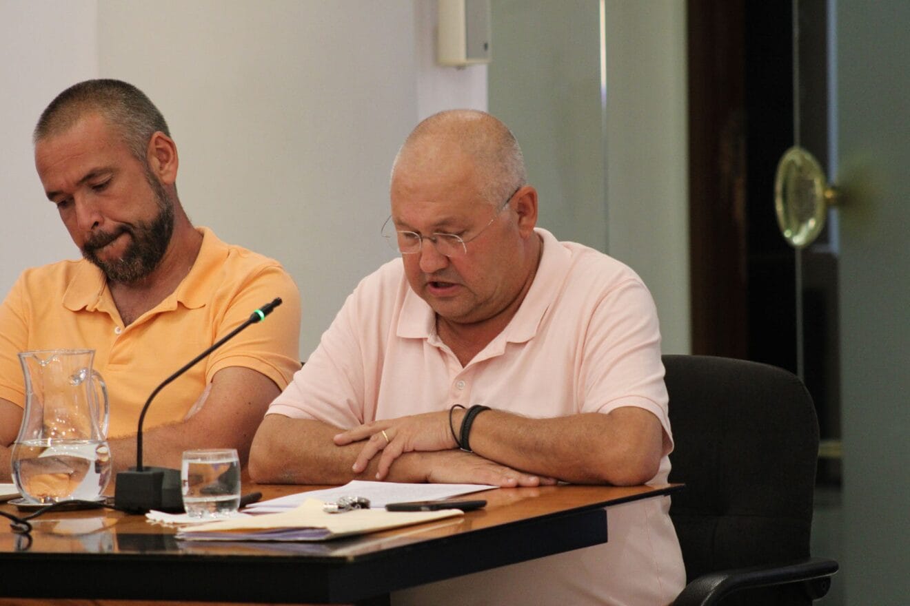 Mario Vidal (GdD) durante el pleno del estado de Dénia