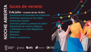 nit oberta llums d'estiu a denia