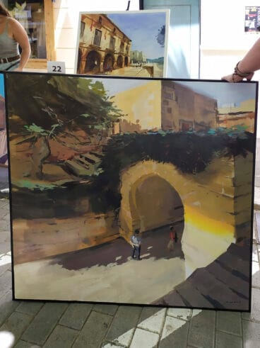 Obra del VIII Concurs de pintura ràpida Ciutat de Dénia