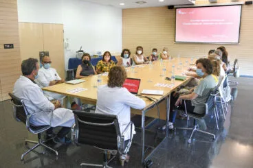Reunión del Hospital de Dénia con las asociaciones de cáncer