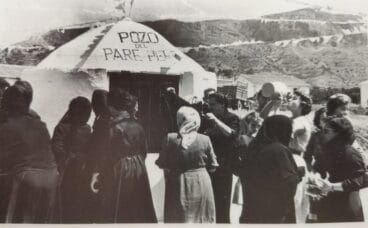 Antigua imagen del Pou del Pare Pere en Jesús Pobre