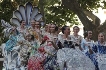 Carroza de la Junta Local Fallera