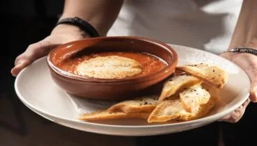 Cazuela de queso de cabra