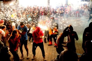 correfoc de las fiestas de denia 2022