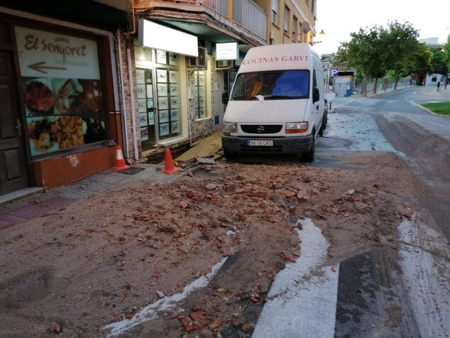 Imagen: Destrozos en Sanchis Guarner provocados por la fuga