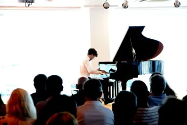Jorge Miquel Ordoñez en el recital de piano del RCNDénia