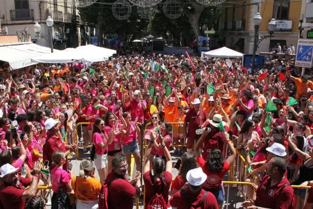 lanzamiento del cohete anunciador de las fiestas de denia 2022