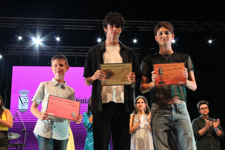I tre vincitori della XX edizione della FIC