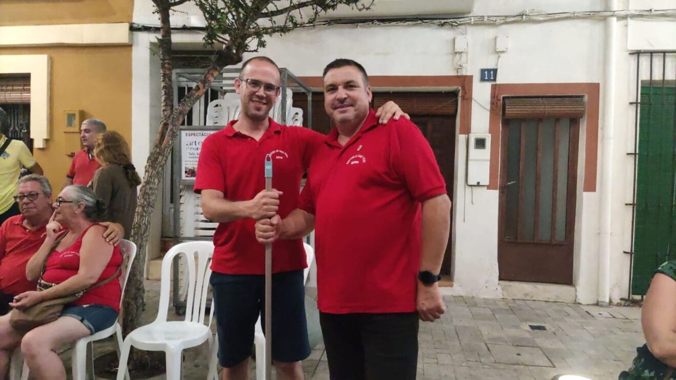 Nuevo presidente de les Festes del Carrer Sant Pere, Daniel Lopes Farias