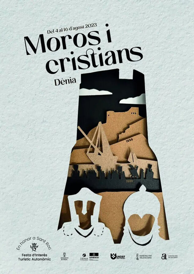 Imagen: Cartel de Fiestas de Moros y Cristianos de Dénia