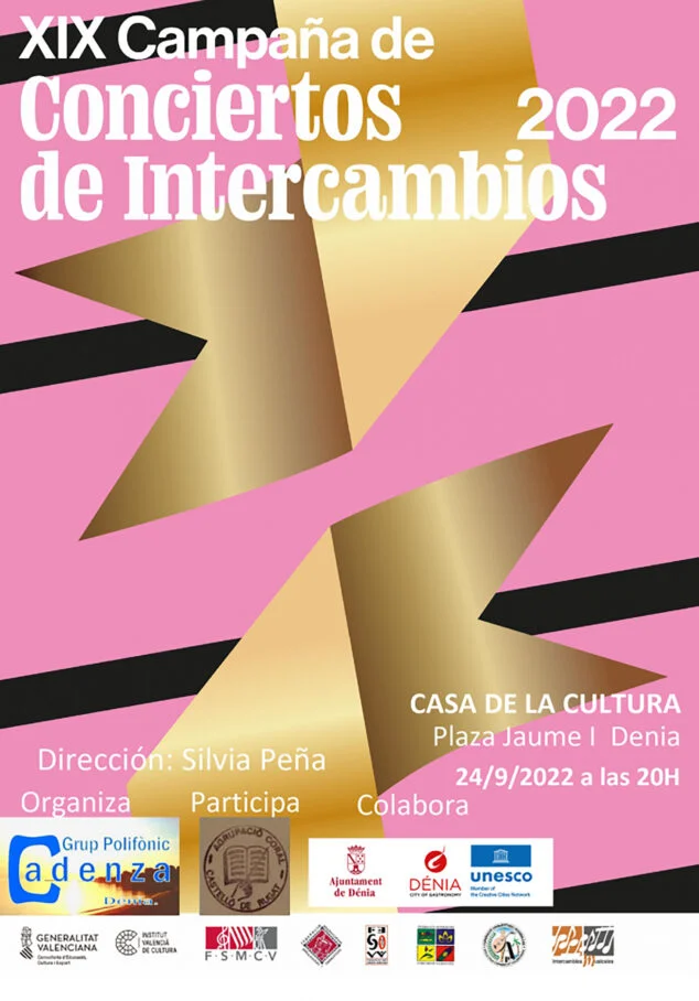 Imagen: Cartel de la XIX Campaña de Conciertos de Intercambios