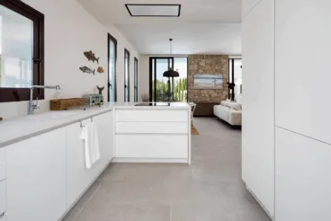 Cocina abierta al salón-comedor