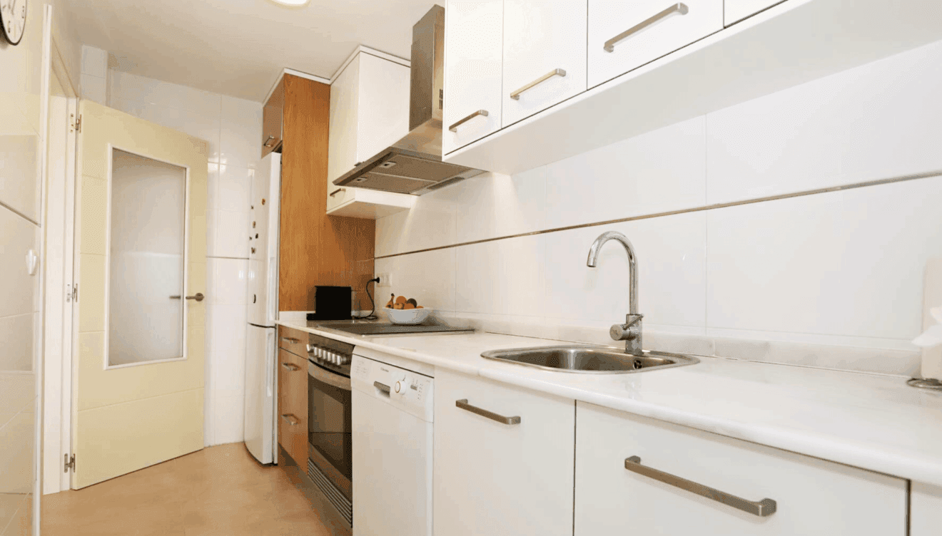 Cocina totalmente equipada de la vivienda