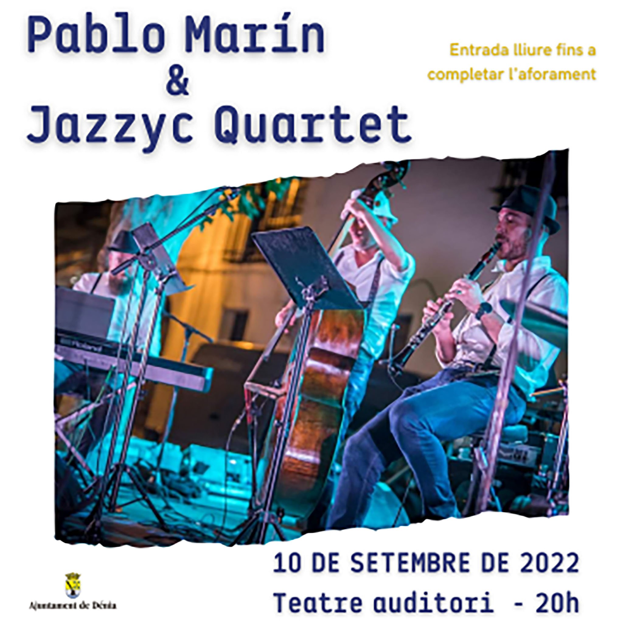 Concierto de Pablo Marín & Jazzyc Quartet